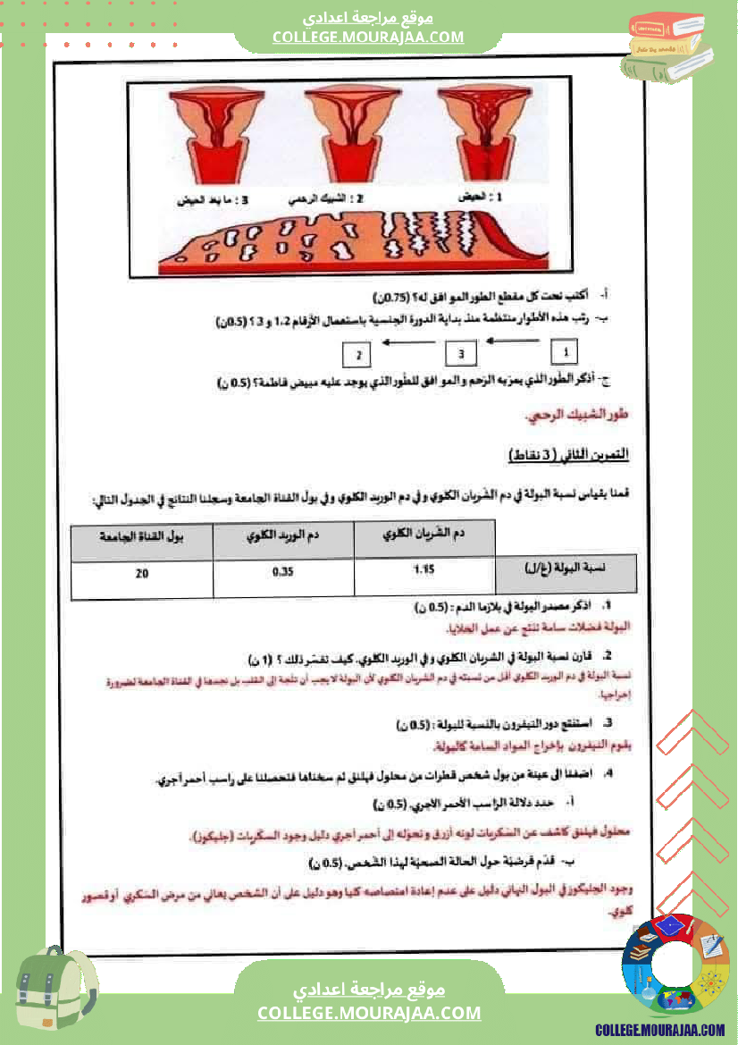 فرض_تأليفي_للسنة_السابعة_علوم_الحياة_و_الارض_الثلاثي_الثالث