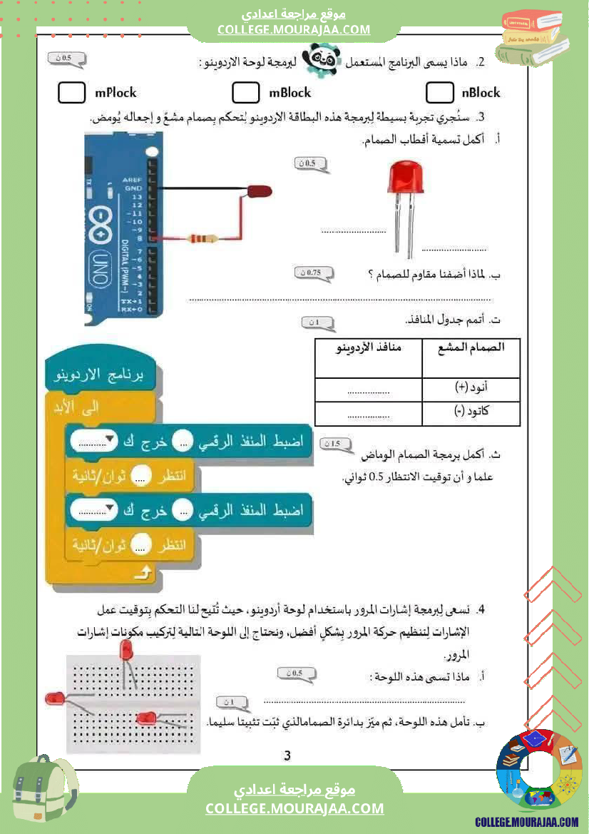 فرض_تأليفي_مستوى_السابعة_التربية_التكنولوجية_الثلاثي_الثالث