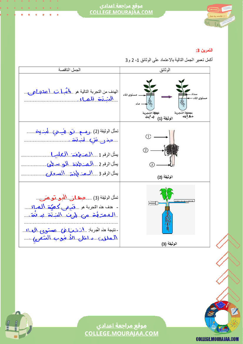 درس_حاجة_النبات_الى_الماء